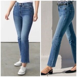 AYR The Pop Straight Leg Preppy City Medium Wash Ankle Jeans Size 30L